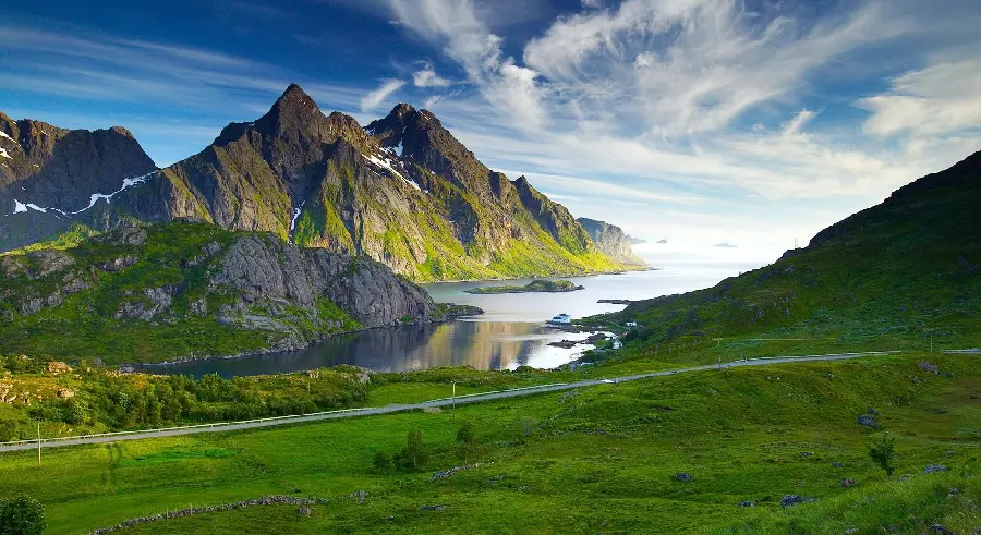 Exquisite and lush Scandinavian nature for desktop	