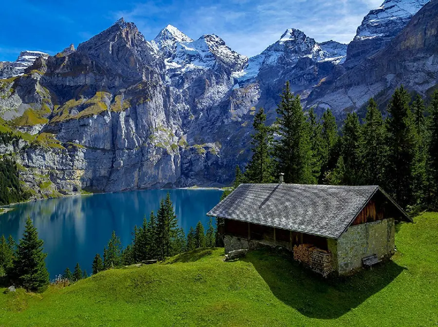 Swiss Forest Cabin Photo