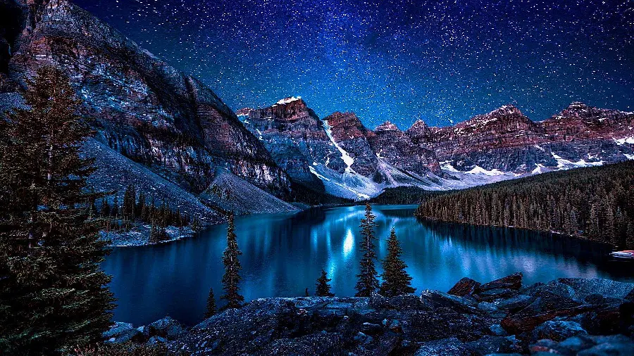 Unique photo of Vancouver Canada's lake and nature 4K