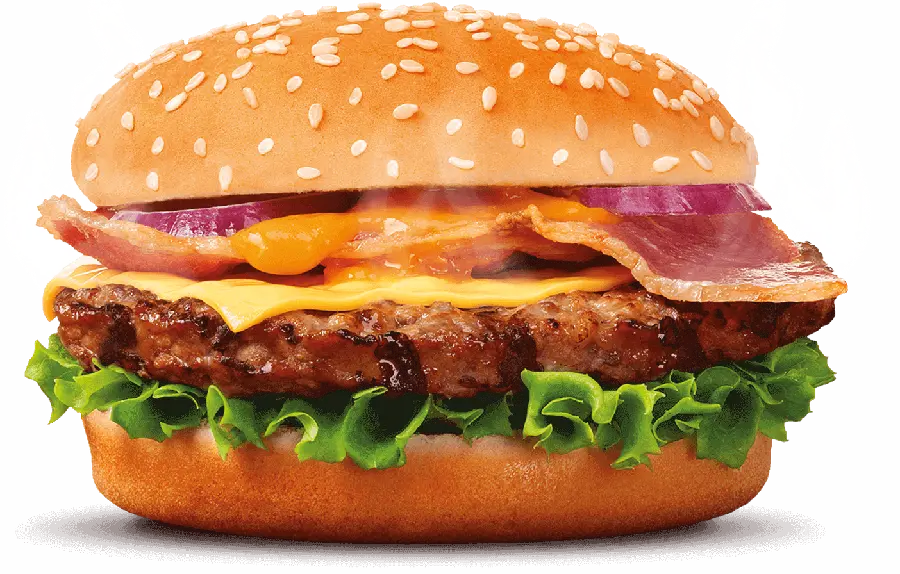 A photo dedicated to fast food and restaurant signs with a hamburger design