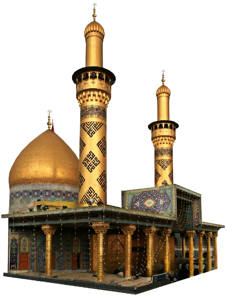 Download png image of the Golden Porch in the Shrine of Imam Ali (peace be upon him)