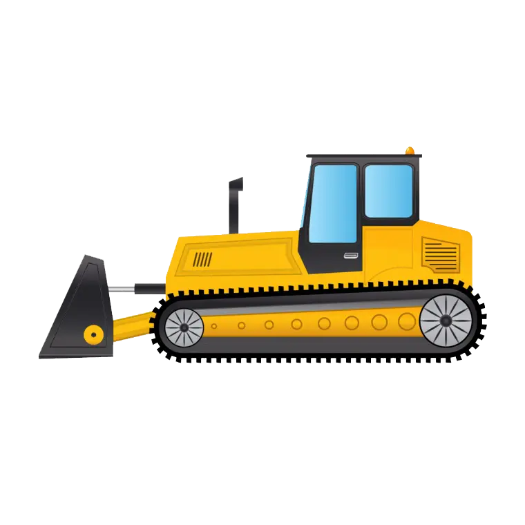 Bulldozer graphic photo