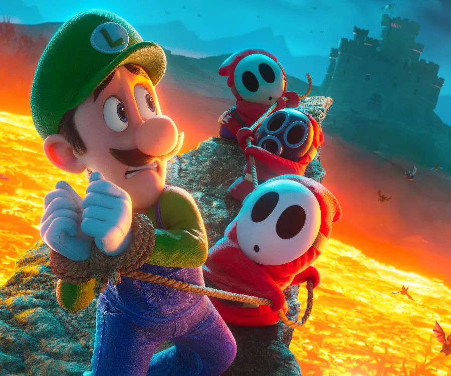 Photo of Luigi Captured in Super Mario Bros The Movie