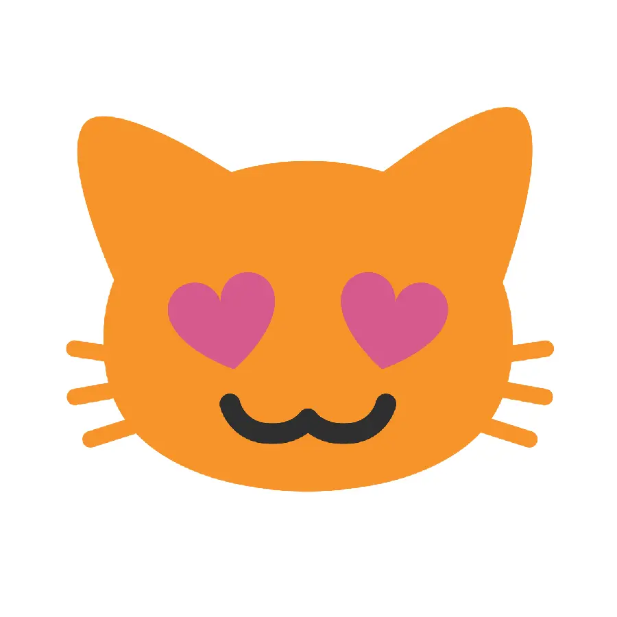 Download cat emoji image in PNG format