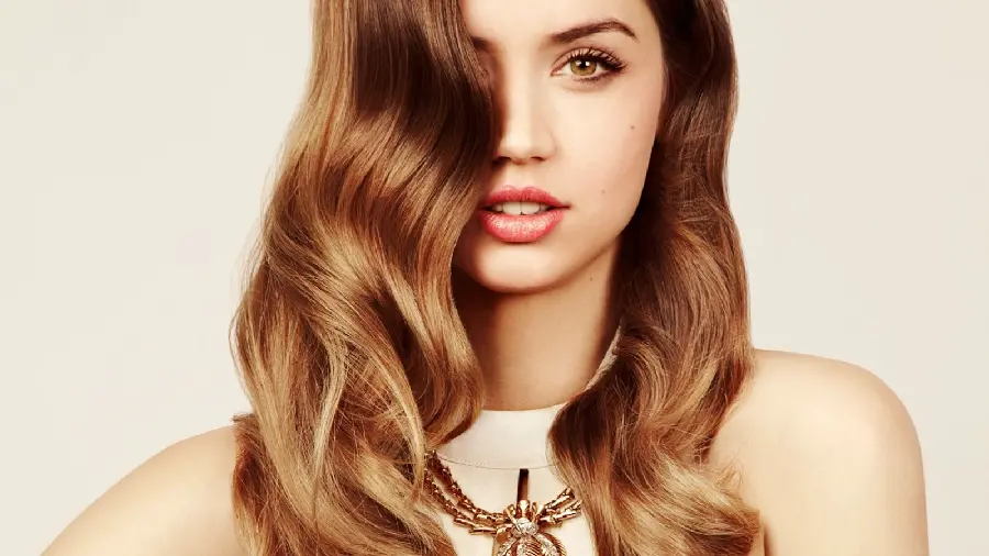 Ana de Armas smart Spanish actress with long hair