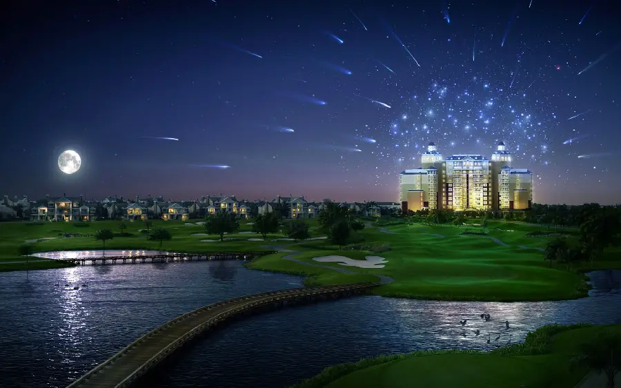The most beautiful laptop background with a beautiful sky design