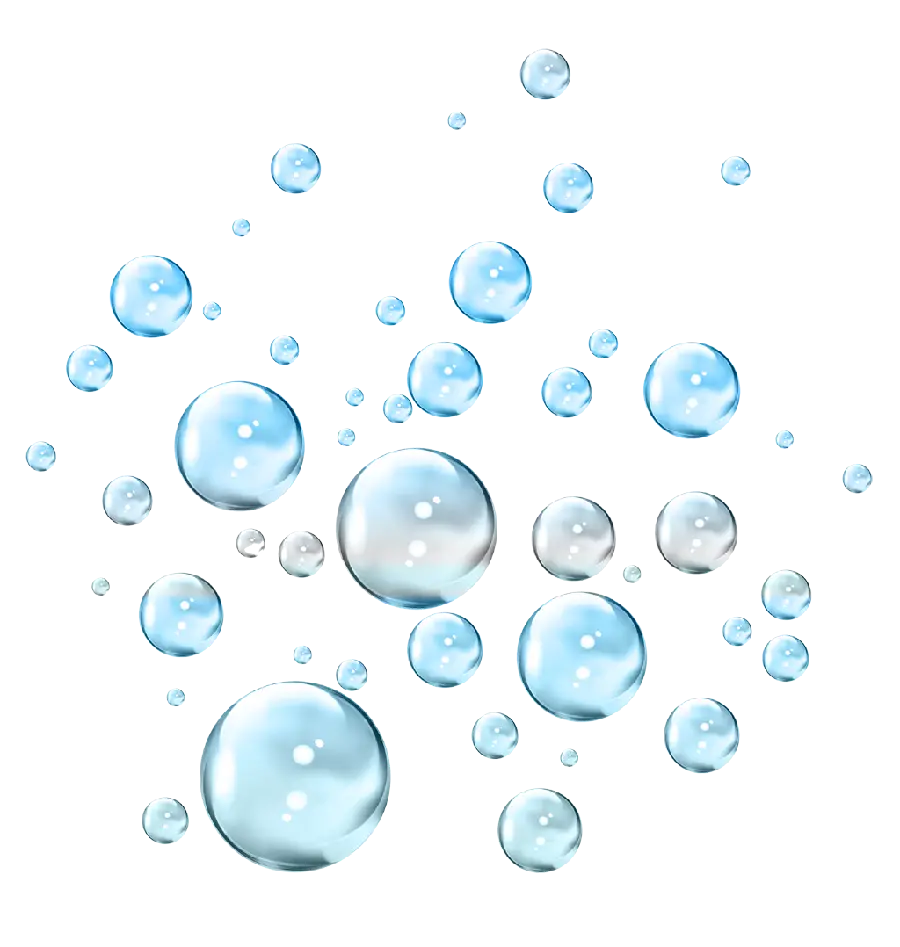 Attractive PNG of colored bubbles in special quality