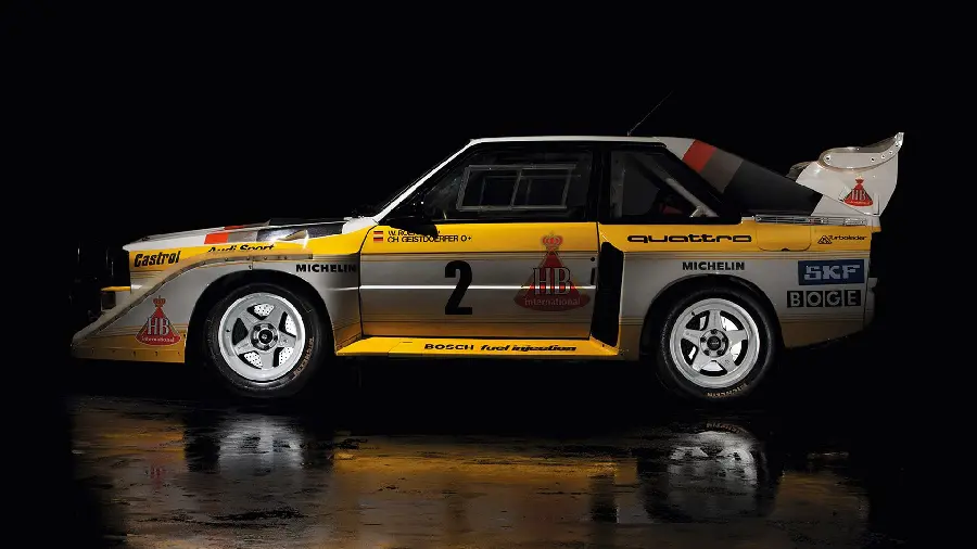 Classic Audi racing car photo