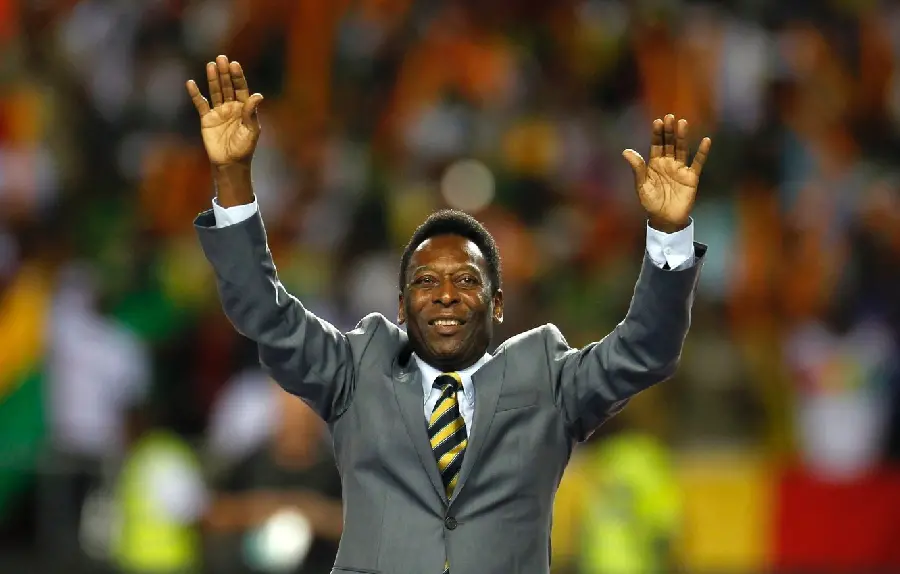 Pele's picture in the last days of his life before his death