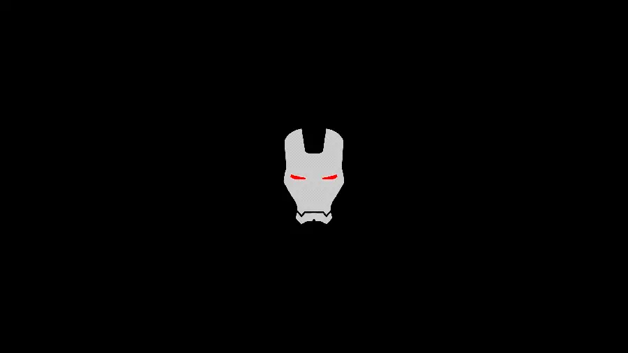Iron Man Photo with Back Black and white background