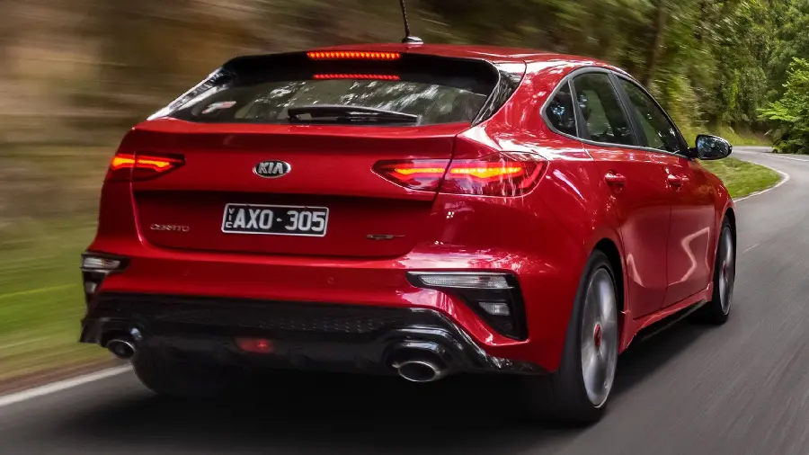 Red Kia Cerato Car Wallpaper