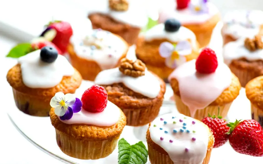 Beautiful homemade cupcakes HD image for cooking channel