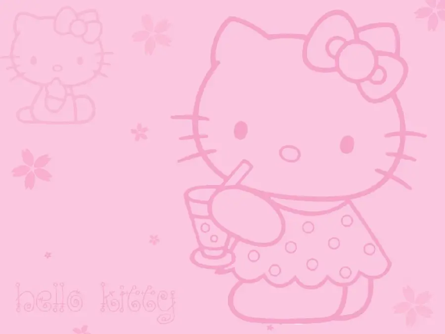The Most Beautiful Hello Kitty Background for SamSung
