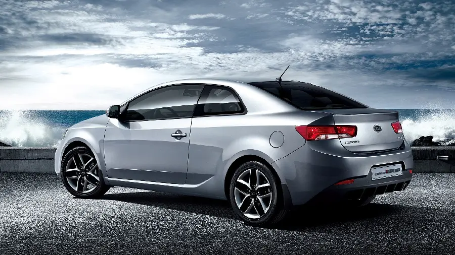 Silver Kia Cerato graphic photo