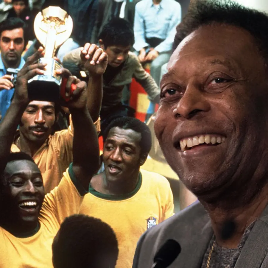 Photo of Pele, the best player in the history of world football and the world for the profile