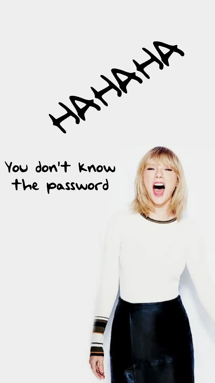 Best Phone Lock Screen Background with a Funny Taylor Swift Design