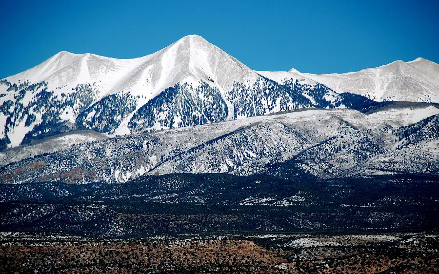 Beautiful Poster of Real Snowy Mountains with Very High Quality