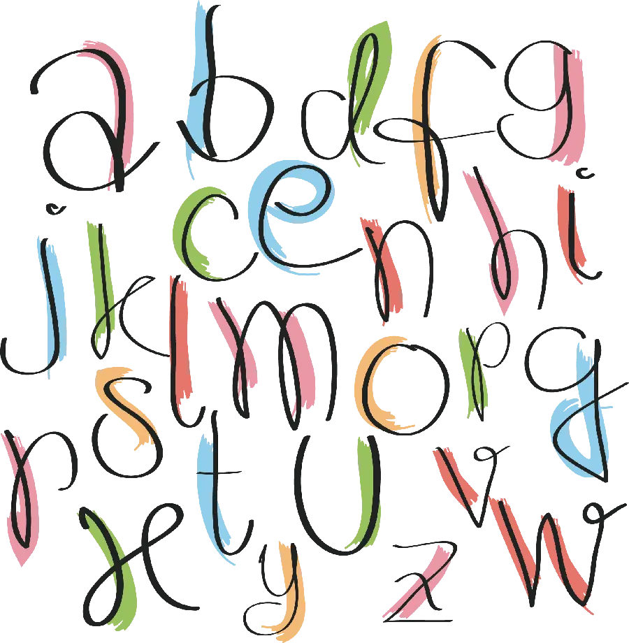Magic Marker English Alphabet Picture