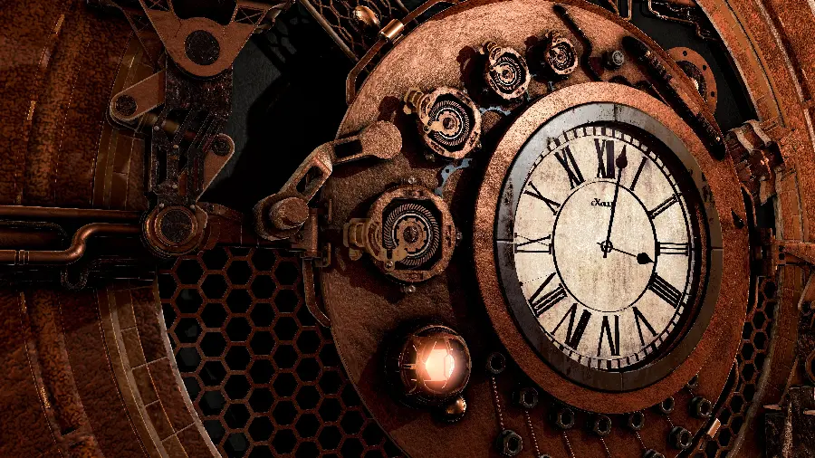 Full HD Luxury Wall Clock Wallpaper for Windows 12
