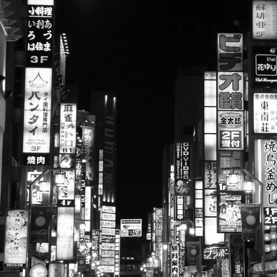 Download Seoul City JPG File at Night for Instagram Post