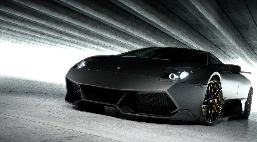 Beautiful Black Lamborghini Car Wallpaper
