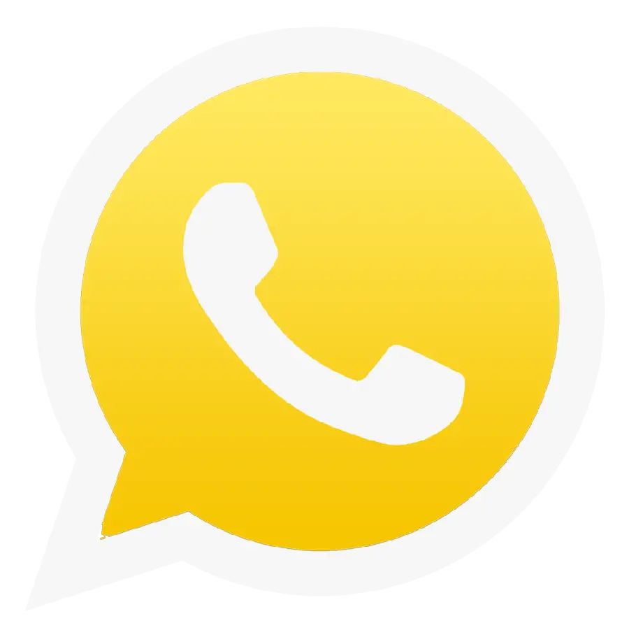 WhatsApp Logo Designer for Business Card in Yellow Color Without Background