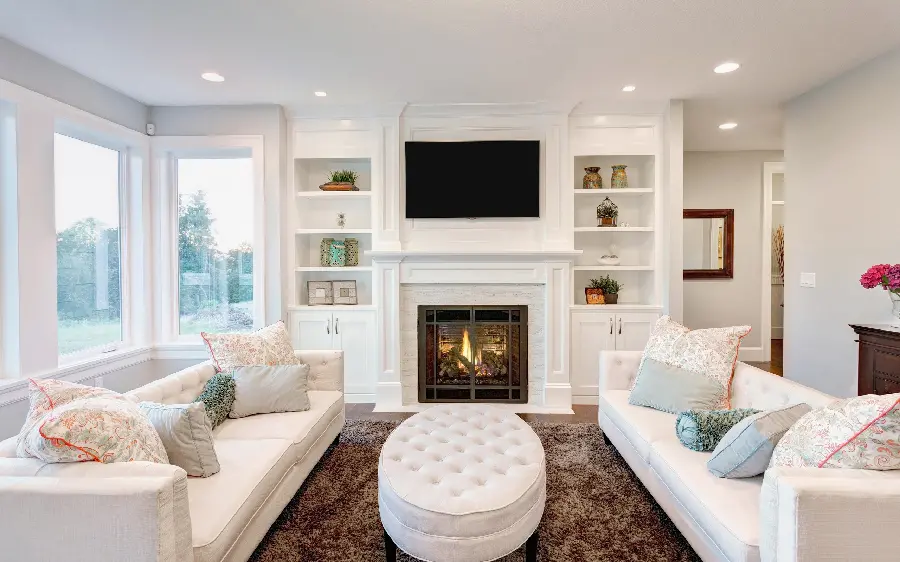 High-quality and stock photo of interior decoration design of the room and furniture of the most beautiful and rare