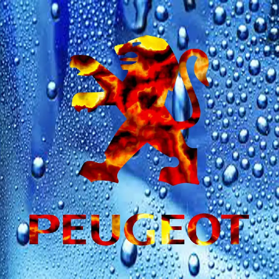 Photo of Peugeot logo suitable for editing