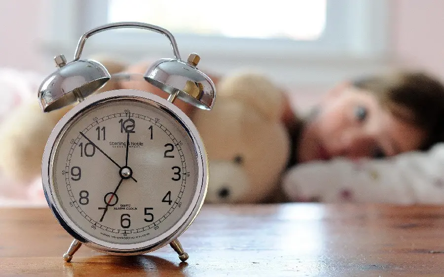 High quality image of alarm clock for waking up in the morning