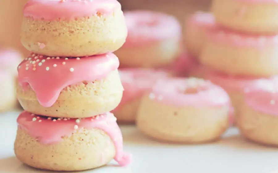 Delicious round homemade sweets image for Instagram