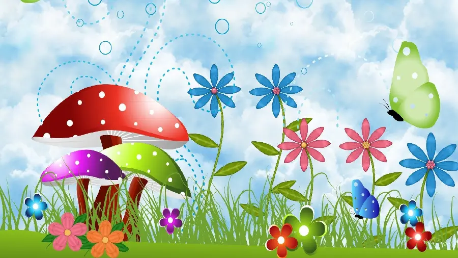 Fantasy Background of Spring HD