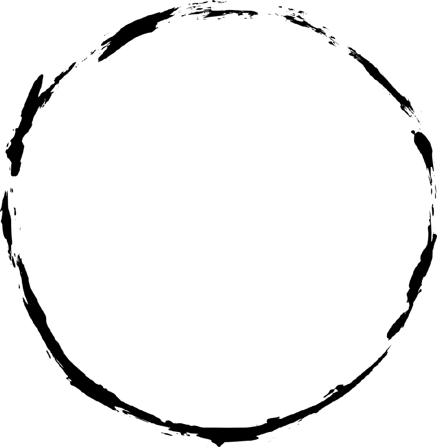 Empty white circle photo