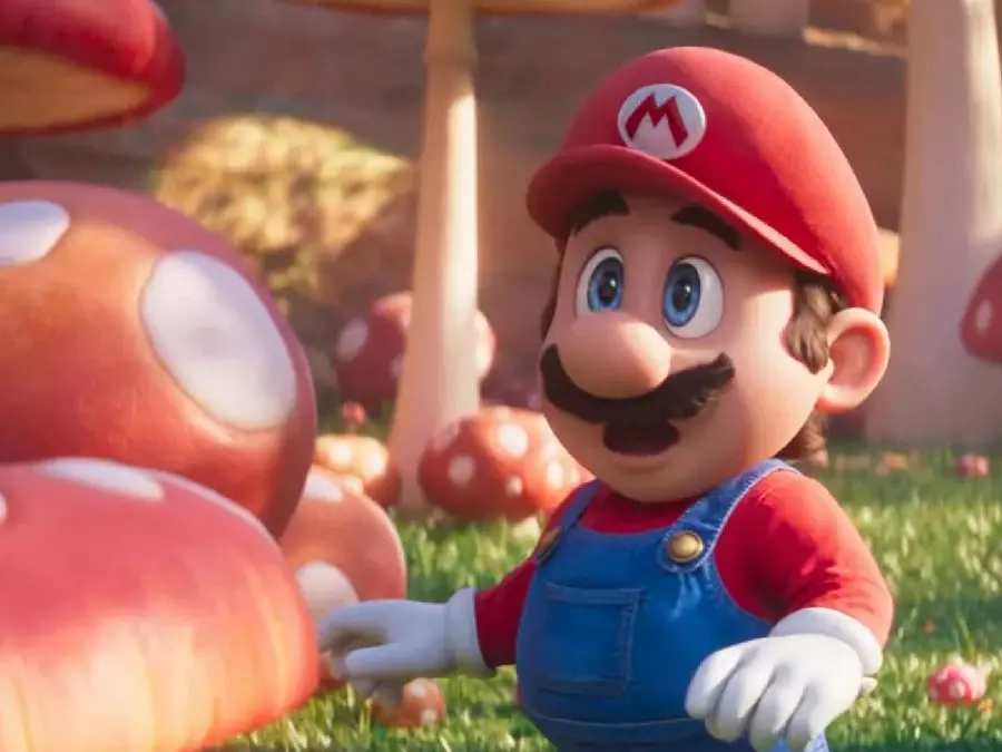 Mario's cute profile picture in the Super Mario Bros. 2023 animation