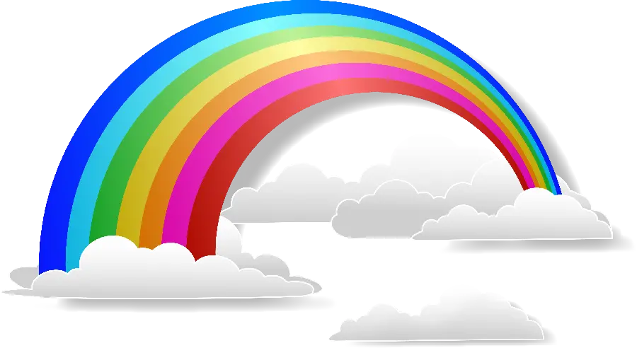 Photo of rainbow drawing for first to fifth grade elementary