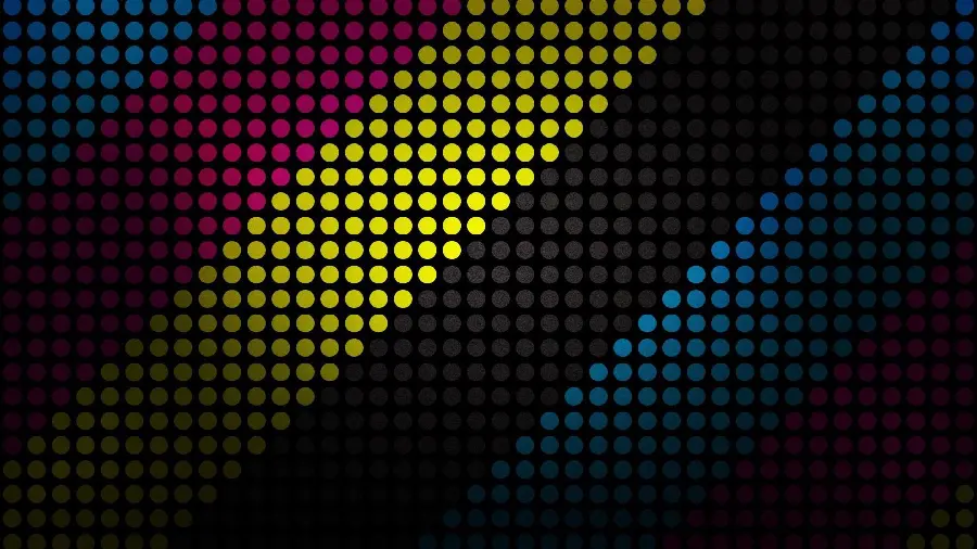 Wallpaper with a colored dots theme suitable for computers