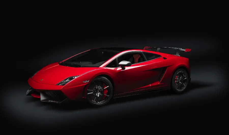 Amazing and beautiful wallpaper of a red foreign car with high quality 