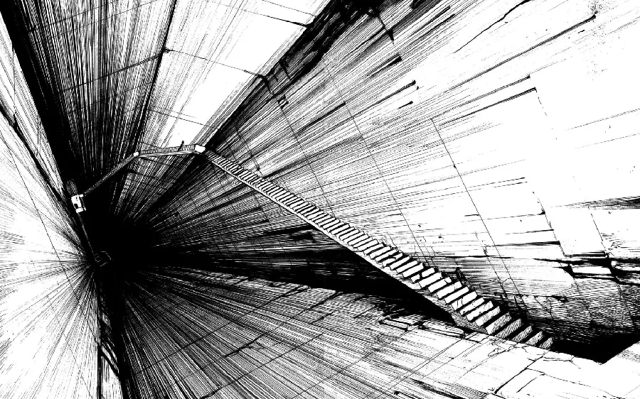 Black and White Fantasy Background