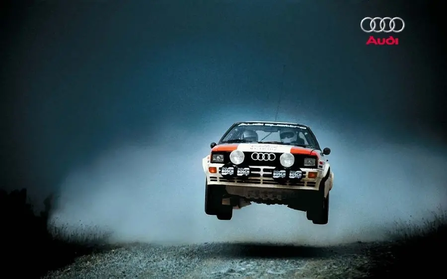 Audi Racing Car Snapshot