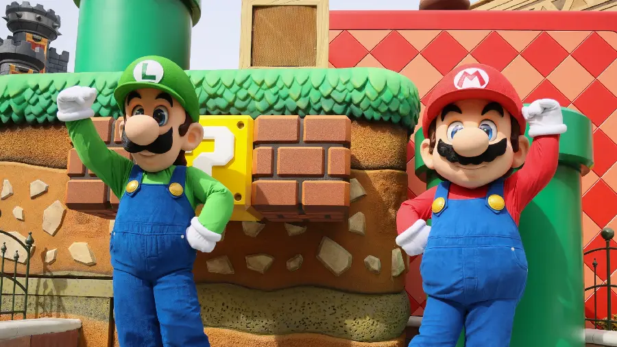 Photo of Mario and Luigi Happy in the Super Mario Bros Cartoon