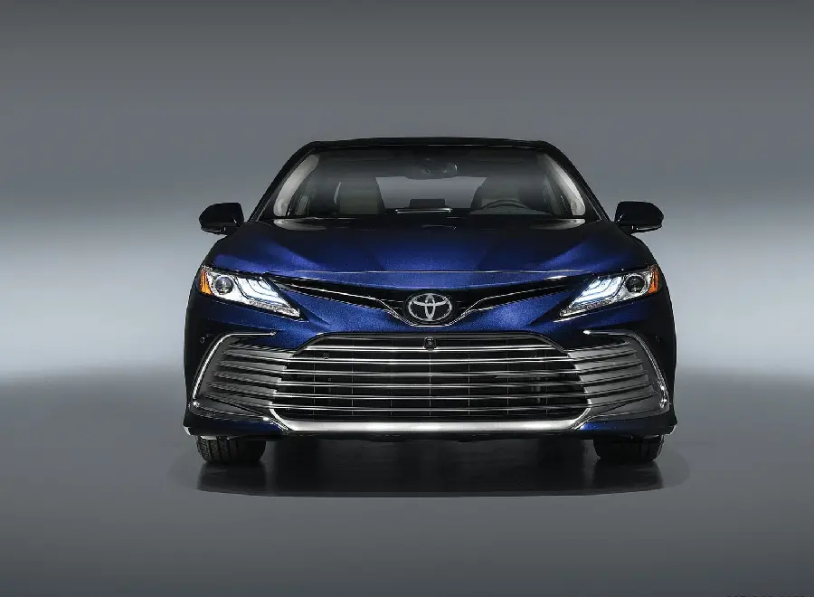 Beautiful Toyota Camry Navy Blue Wallpaper