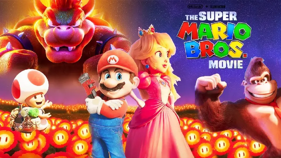 Interesting photo of Mario Princess Monster Gorilla Mushroom in Super Mario poster