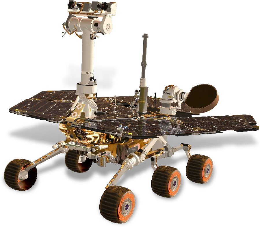 Photo of the latest Mars rover without background