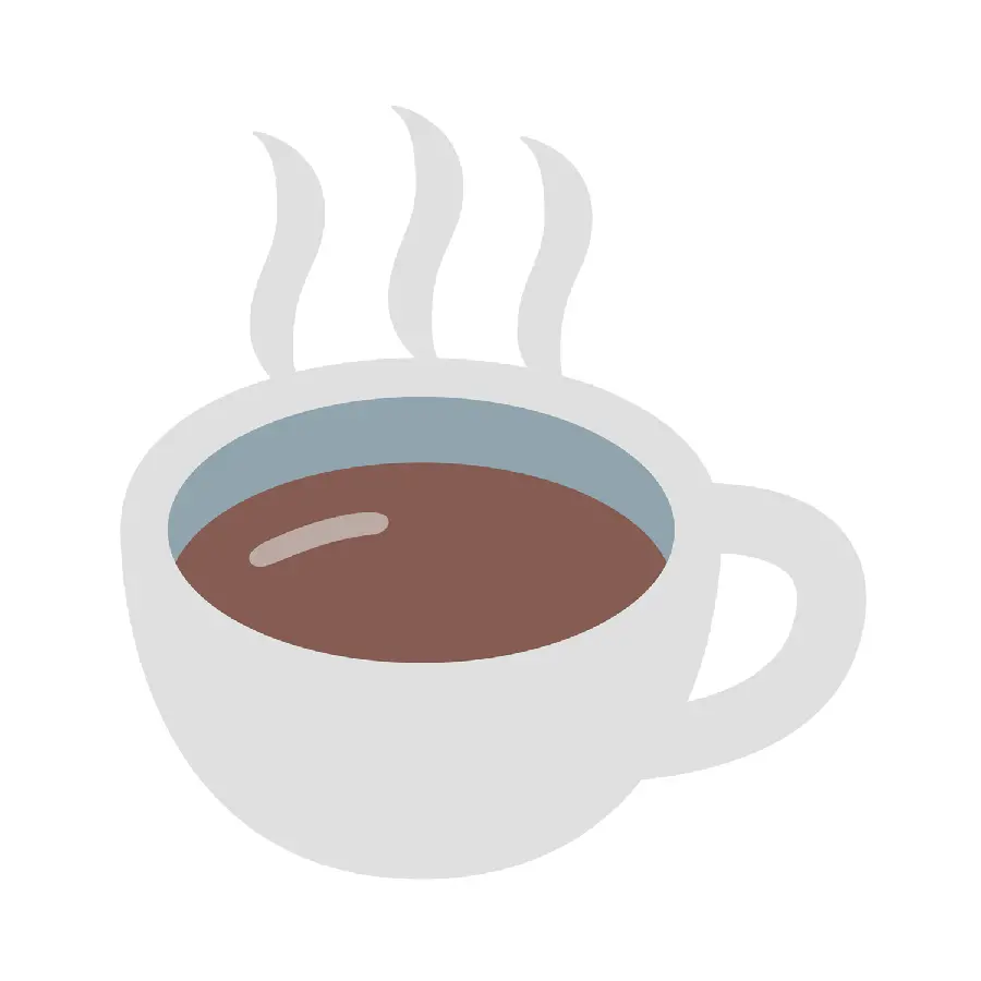 Download coffee cup emoji image in PNG format
