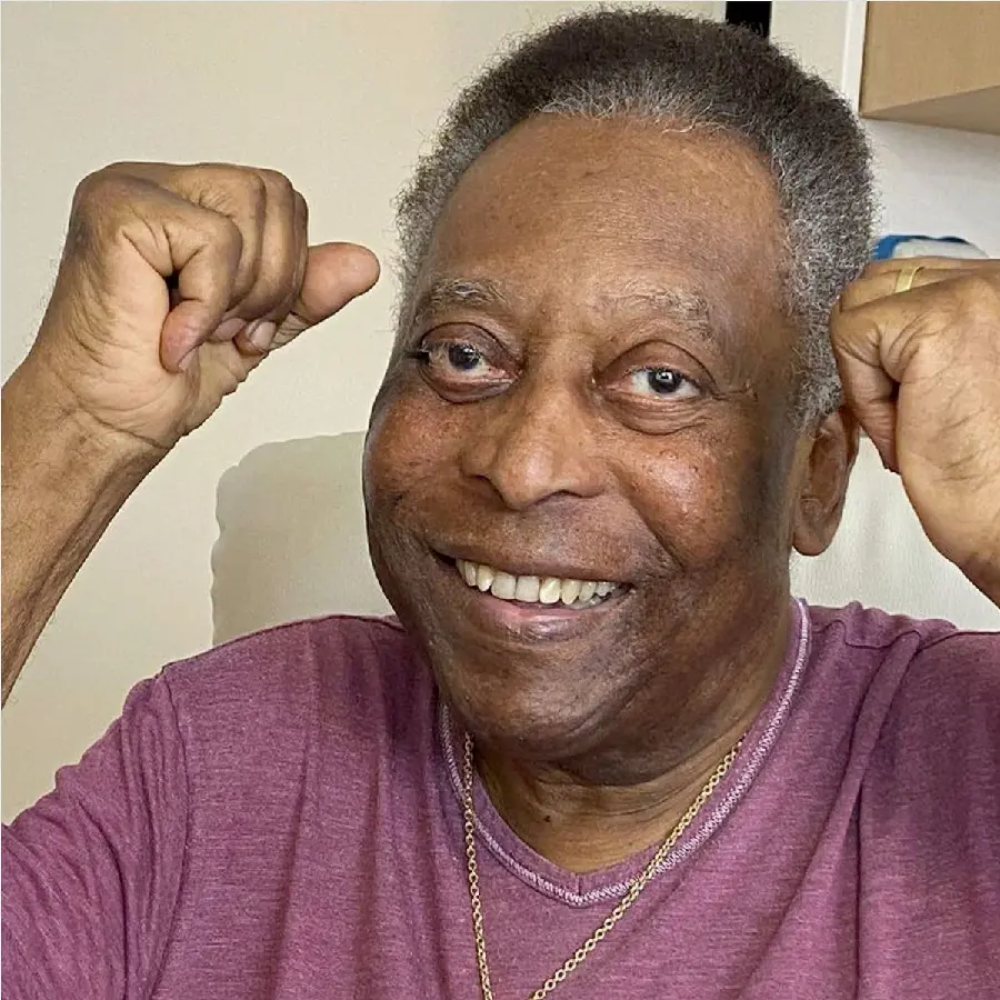 Pele's photo before his death on December 29, 2022 