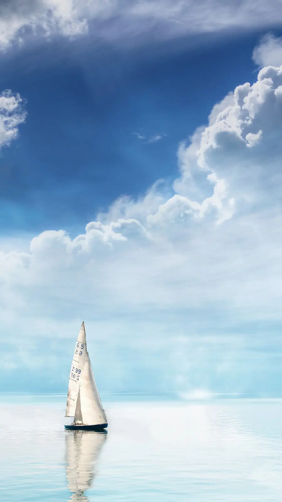 Best Background Of A Boat With White Sails For Stylish People's Mobile Phones