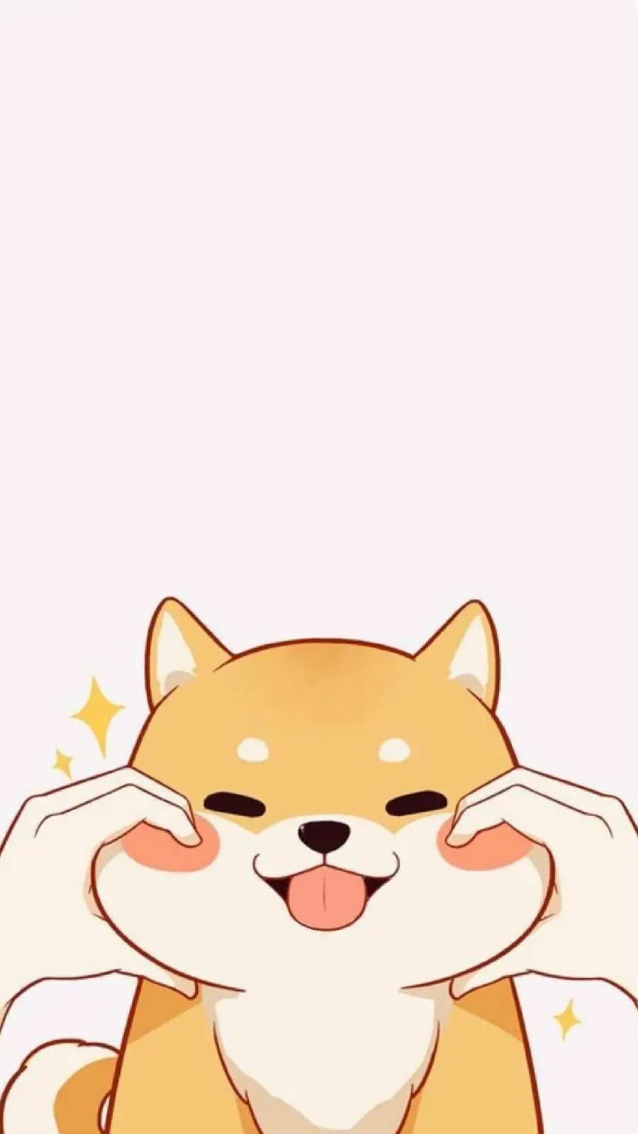 The Latest Cute Mobile Background with Loopy Dog Design
