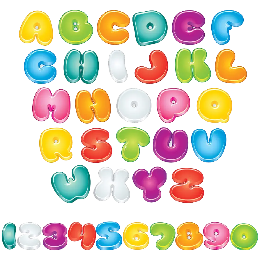 Photo of beautiful children's English letters