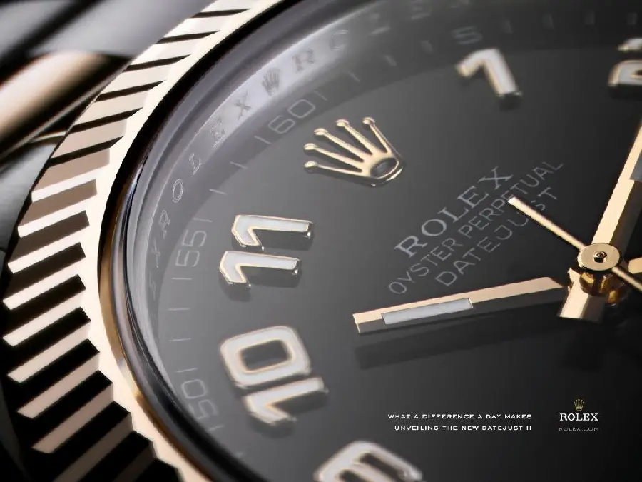 A mesmerizing image of a black Rolex Watch with masterful details