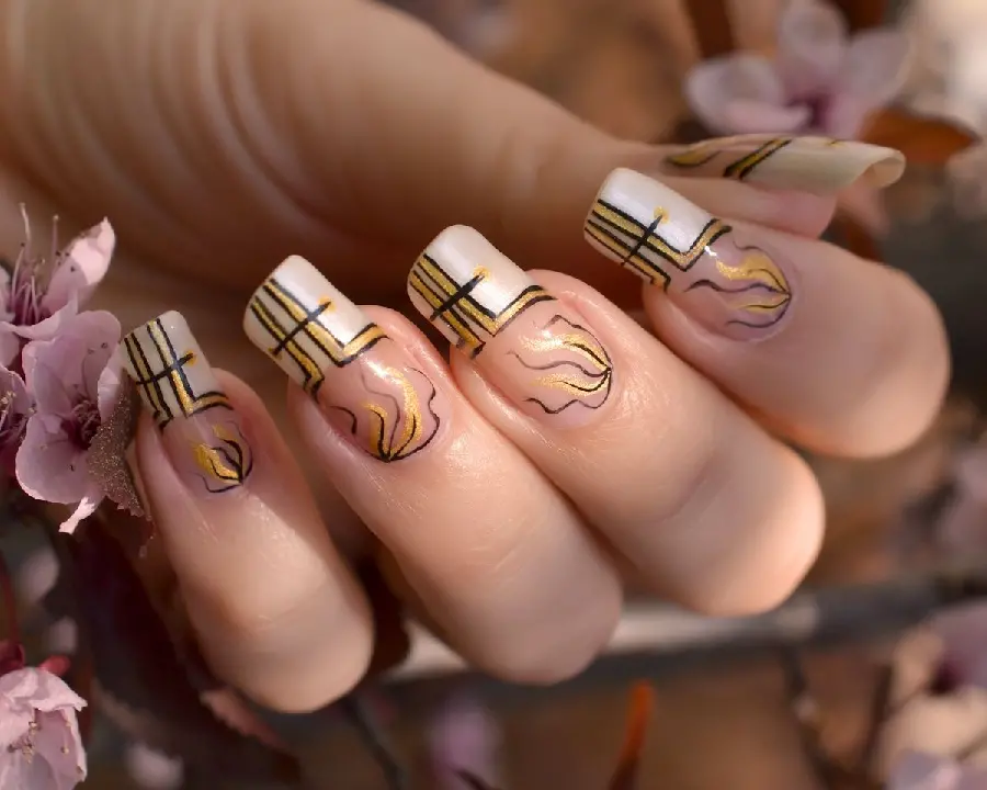 Super Dreamy Natural Nail Design for Birthdays and Parties