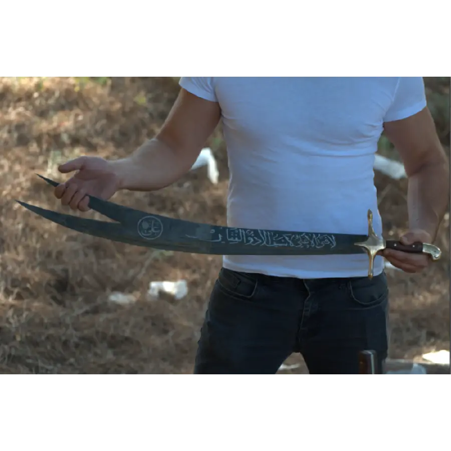 Most viewed photo of Imam Ali's real double-edged sword named Zulfiqar